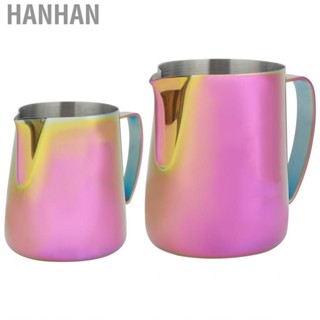 Hanhan 304 Stainless Steel Coffee  Latte Art Frothing Cup Pitcher Frother Jug Pull Flower art Supplies