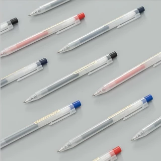 New MUJ Pressed Gel Pen Ready Stock 0.38mm 0.5mm