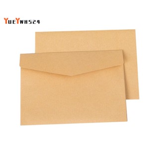 『yueywh524』ซองจดหมายกระดาษคราฟท์เปล่า ขนาดเล็ก 105 X 70 มม. 100 ชิ้น
