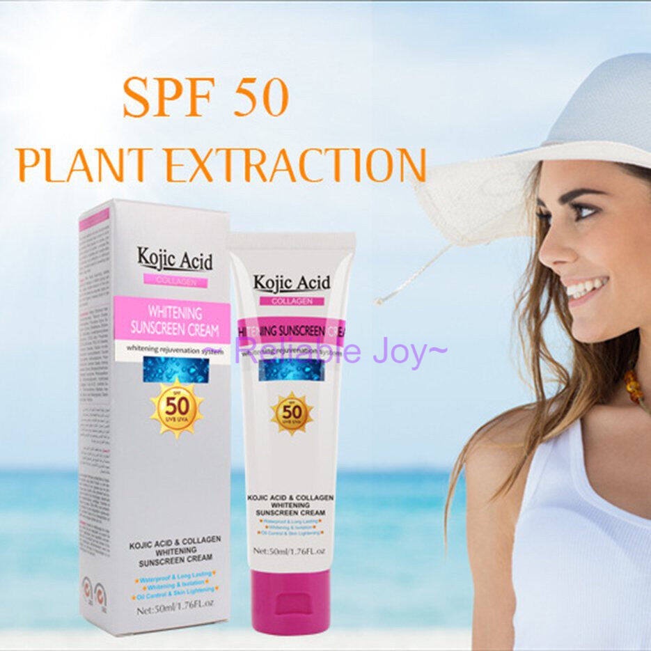 Kojic Acid Collagen Whitening Sunscreen UV Skin Moisturizing Sunscreen SPF 50