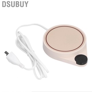 Dsubuy Coffee Cup Warmer 55-75Celsius Adjustable  Heater Intelligent Heating Pad Home Office  CN Plug 220V