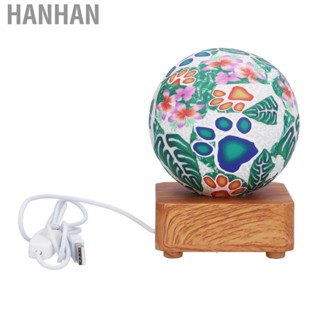 Hanhan RGB Glass Ball Table Lamp  Painted Night Light Fast Exquisite For