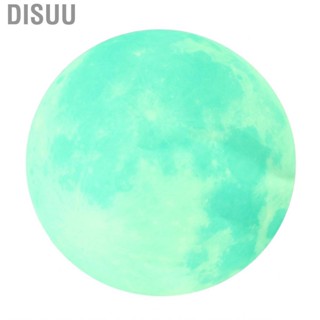 Disuu Cyan Green Light Moon Fluorescent Wall  Self-Adhesive Decorative