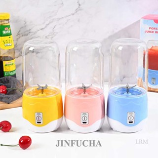 Jinfucha เครื่องปั่นน้ําผลไม้ไร้สาย 400 มล. แบบพกพา ชาร์จ USB