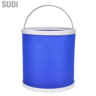 Sudi Foldable Water Bucket Oxford Cloth 9L Multifunction Folding Container for Car Cleaning Fishing Camping