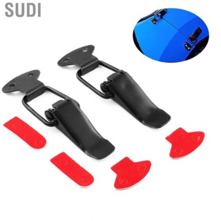 Sudi 2 Set Car Bumper Security Hook Lock Clips Universal Auto  Hasp Quick Release for Automobile Repacking