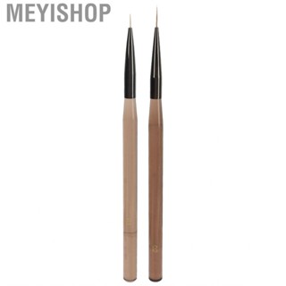 Meyishop Nail Liner Brush Professional Rough Rod Art  Transparent Coffe