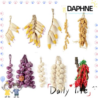 Daphne ผักประดิษฐ์ ถั่วลิสง ข้าวโพด สไตล์จีน ร้านอาหาร ตกแต่งห้อง พริกปลอม พริกไทยแดง ตกแต่งห้องครัว ผักปลอม