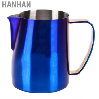 Hanhan 600ML  Frothing Cup Matte Dark Blue 304 Stainless Steel Cylinder Pitcher