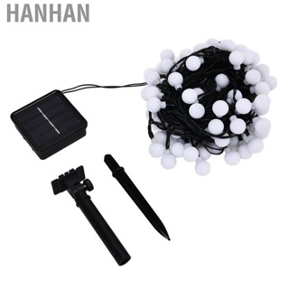 Hanhan 12m Solar 100  String Light Ball Garden Yard Decor Lamp Outdoor  WP