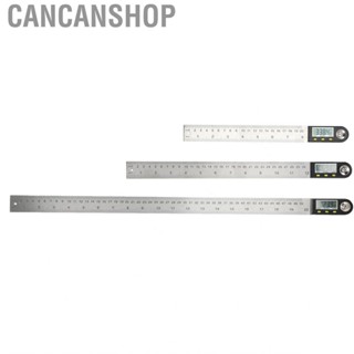 Cancanshop Digital Protractor  Angle Finder Ruler ±0.2 Accuracy 2 in 1 Stainless Steel for Woodworking