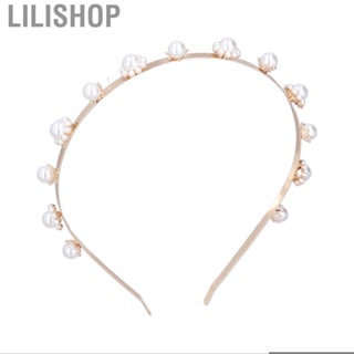 Lilishop Pearl Headband Good Flexibility Beautiful Exquisite Stylish Hairband