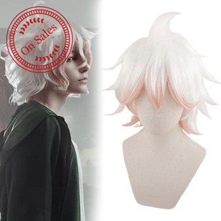 Limerence วิกผมคอสเพลย์ Danganronpa Komaeda Nagito สีขาว สําหรับปาร์ตี้ฮาโลวีน D2K4