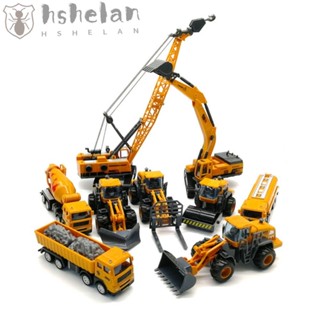 Hshelan โมเดลรถขุด พลาสติก ของเล่นวิศวกรรม สําหรับตกแต่งบ้าน