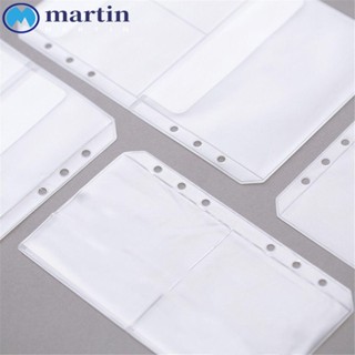 Martin กระเป๋า PVC แบบใส ขนาด A5 A6 สําหรับใส่จัดเก็บสมุดไดอารี่ อัลบั้มรูปภาพ