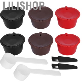 Lilishop Reusable Refillable Coffee  Filter Cup With  Brush Set Cafe Tools F/