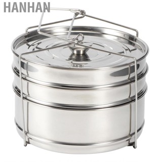 Hanhan Stackable 3 Tier Stainless Steel Cooker Pot Set Cook  Pressure