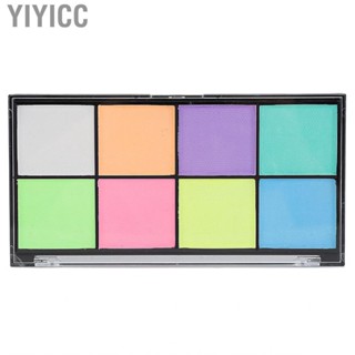 Yiyicc Body Painting Paint  Hypoallergenic Professional Eyeshadow Palette Set Water Soluble 8 Colors for Halloween