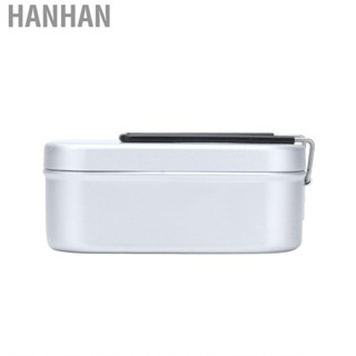 Hanhan 800ml Aluminum Lunch Box With Lid Rectangular Portable Bento For Home