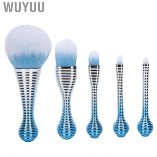 Wuyuu 5pcs  Brush Nylon Foundation Brushes  Soft Portable