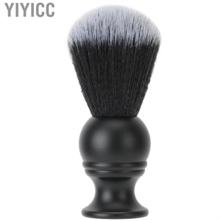 Yiyicc Shaving Brush Nylon Soft Hair Shave With Metal Handle For