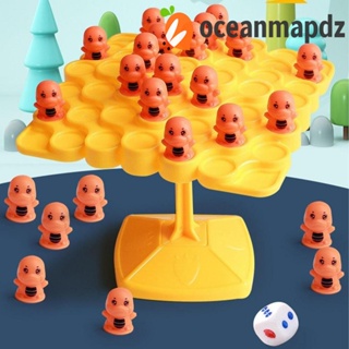 Oceanmapdz ของเล่นต้นไดโนเสาร์สมดุล ของเล่นคณิตศาสตร์มอนเตสซอรี่ เกมกระดานโต้ตอบ น่ารัก การเรียนรู้ อนุบาล