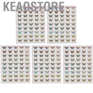 Keaostore Butterflies Pattern Nail Adhesive   Fashionable