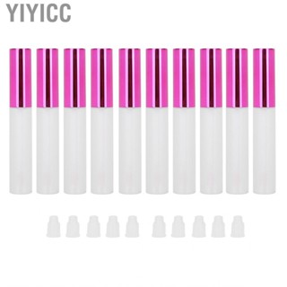 Yiyicc (Translucent)10pcs Refillable Lip Gloss Bottle DIY Empty Oil Tube ZMN