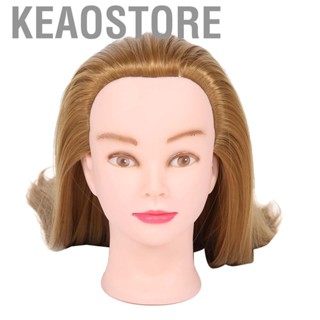 Keaostore 27.6in Mannequin Head Hair Styling Training Wig