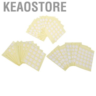 Keaostore 200Pcs 10/12/15 mm Clear Invisible Round Double Sided Tape  Strength Adhesive Dots Nail Art Manicure Tool