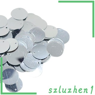 [Szluzhen1] พาเลตต์เลื่อม ทรงกลม ทรงหลวม สําหรับแต่งเสื้อผ้า 10 กรัม 130 ชิ้น