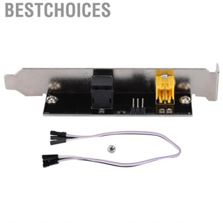 Bestchoices Digital  Baffle Universal Motherboard SPDIF Fiber Coaxial Gold‑Plated Interface DTSAC3LPCM