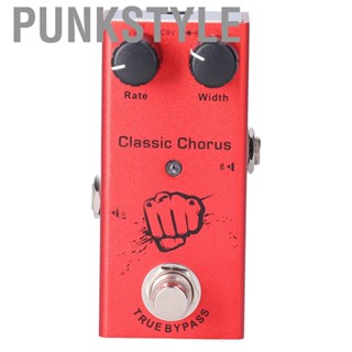 Punkstyle Chorus Effect Pedal ABS Plastic Portable True Bypass