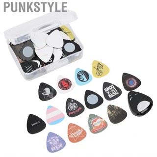 Punkstyle Guitar Picks Set  Interesting Patterns Pattern Natural Texture for Both Men and Women