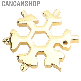 Cancanshop 19‑in‑1 Multi Tool Gold Hex Socket Screwdriver Multifunctional High‑Carbon Steel for Industrial Travel