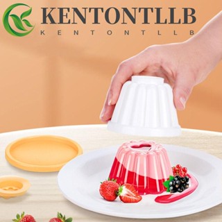 Kentontllb Panna แม่พิมพ์ผ้าฝ้าย ถ้วยพุดดิ้ง พลาสติก ถาดโยเกิร์ต ขนมหวาน 4 ชิ้น