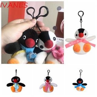 Ivanes พวงกุญแจ ตุ๊กตาการ์ตูนอนิเมะ Pingu เพนกวิน ครอบครัว ผู้หญิง