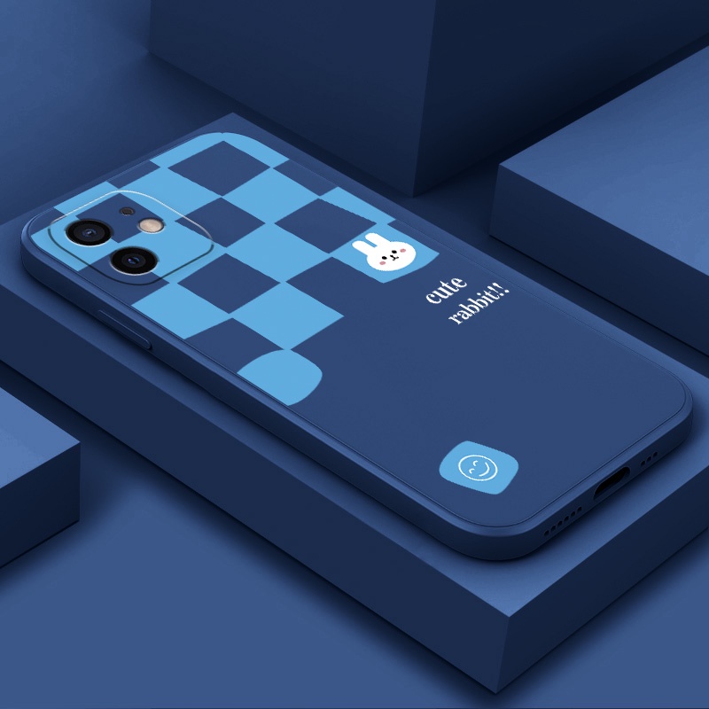 เคส Vivo Y21 Y20 Y22 Y16 4G Y19 Y50 Y22S Y33S Y21T Y33T Y15A Y15S Y12 Y15 Y17 Y20S G Y12A Y12S Y20I Y30I Y30 5G YT12A เคสโทรศัพท์มือถือ ซิลิโคนนิ่ม กันกระแทก ลายสก๊อต สีฟ้า สําหรับ