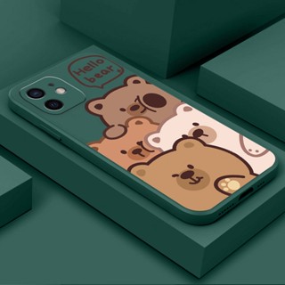 เคส Realme C55 C53 C35 C33 C31 C2 C11 2021 C20 C21 C21Y C25Y YT09A เคสโทรศัพท์มือถือ ซิลิโคนนิ่ม กันกระแทก ลายหมีน้อยน่ารัก สําหรับ