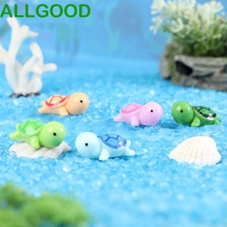 Allgoods ตุ๊กตาเต่าเรซิ่น ขนาดเล็ก สําหรับตกแต่งสวนบอนไซ