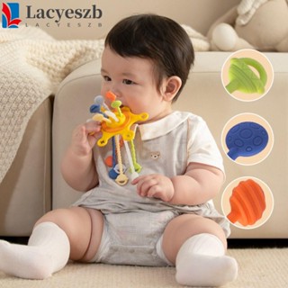 Lacyeszb 3 in 1 ของเล่นซิลิโคน ฝึกประสาทสัมผัส เสริมพัฒนาการเด็ก