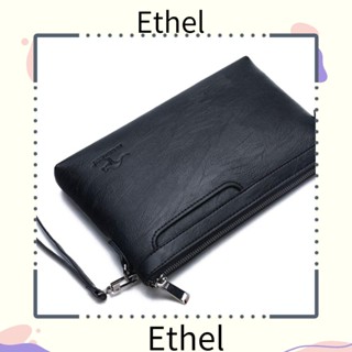 Ethel1 กระเป๋าสตางค์หนัง ใบยาว อเนกประสงค์ จุของได้เยอะ ใส่บัตรได้ สําหรับผู้ชาย