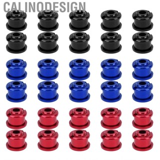 Calinodesign 10Pcs 4.9MM Chainring Mountain Road Bike Bicycle Single Speed Aluminum Alloy Chainwheel Screws