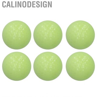 Calinodesign 6Pcs Double Layer Luminous Ball Accessories Night Light Golfballs