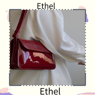 Ethel1 กระเป๋าสะพายไหล่ สะพายข้าง หนังเทียม ขนาดเล็ก สไตล์คลาสสิก เรโทร สําหรับผู้หญิง