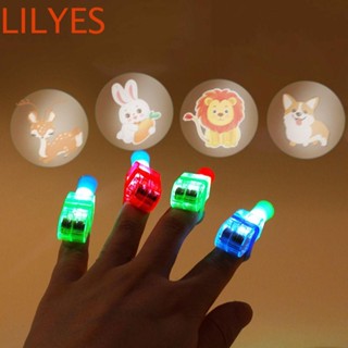 Lilyescub ไฟฉายนิ้วมือ LED 5 ชิ้น สําหรับเด็ก 5 ชิ้น