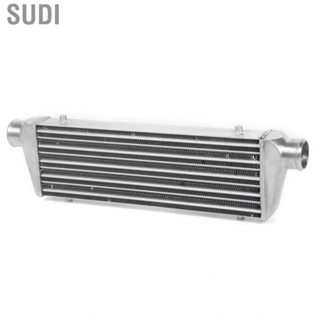 Sudi Turbo Radiator  Universal Cooler 2.5in Inlet Modified Front Mount Intercooler for Engine Car Accessory