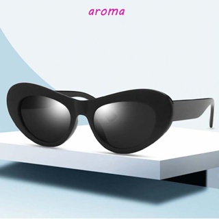 Aroma แว่นกันแดด ทรงวงรี ขนาดเล็ก UV400 สไตล์พังก์ เรโทร แฟชั่น สําหรับเด็กผู้ชาย ผู้หญิง