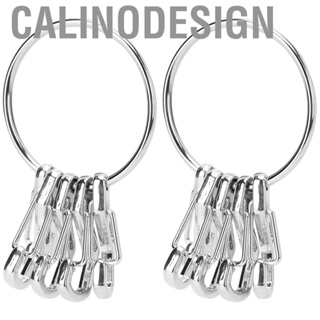 Calinodesign Mini Spring  Hook 15kg Bearing Keychain Key Rings Quick Link Carabiner To GS