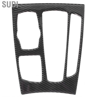 Sudi Carbon Fiber Control Gear Shift Panel Frame Trim Interior Decor  Installation Fit for X5 X6 F15 F16 2014‑2017 RHD